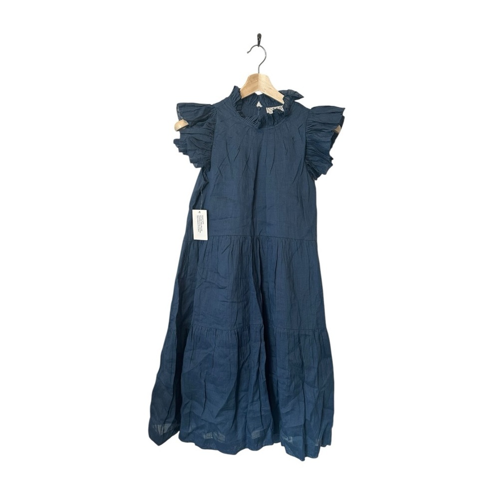 NWT SEA New York Hattie Ramie Cotton Ruffle Tunic Dress